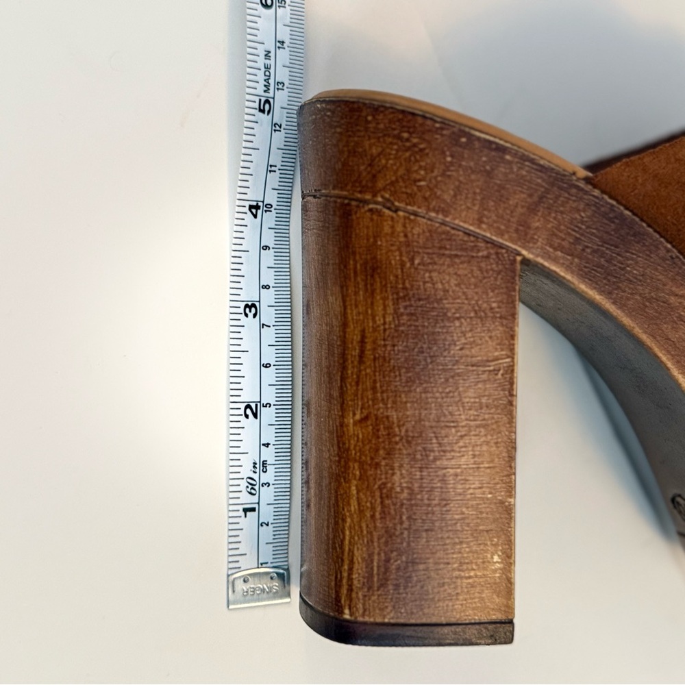 Steve Madden Brown Platform Mules - Picture 12 of 13